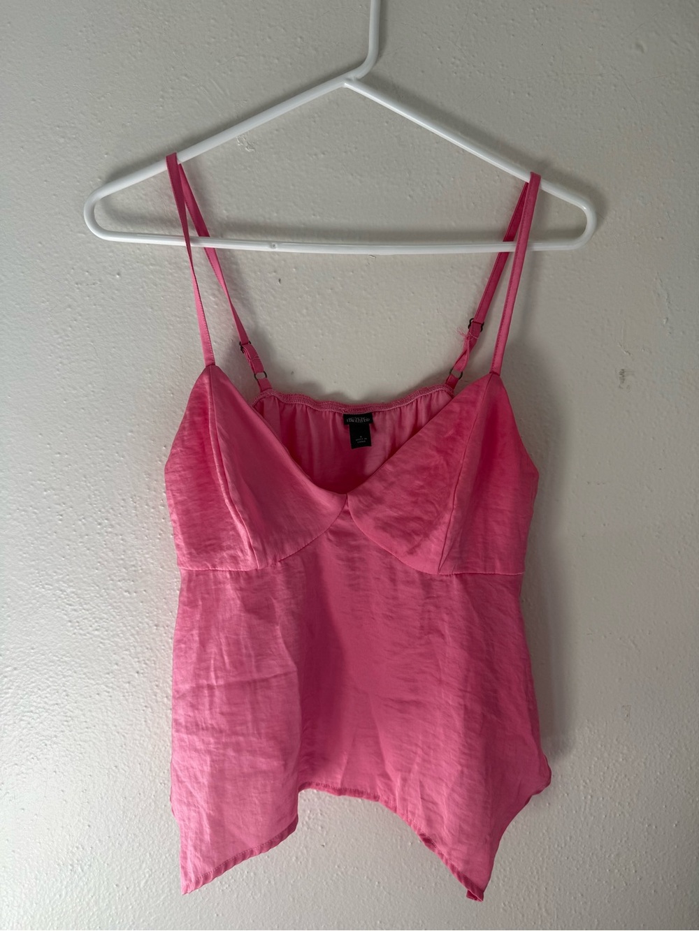wild fable Hot Pink Spaghetti-Strap Cami Tank